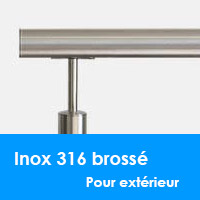 Inox 316 brossé