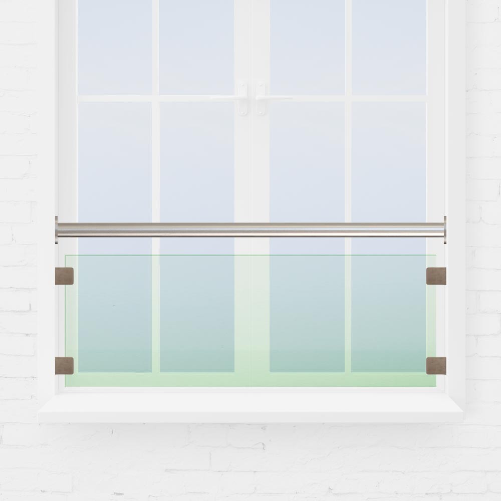 Kit barre appui de fenêtre verre