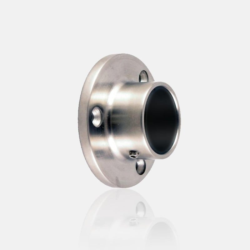 Platine, embase, cache embase et manchon pour tube inox Platine, embase, cache embase et manchon pour tube inox