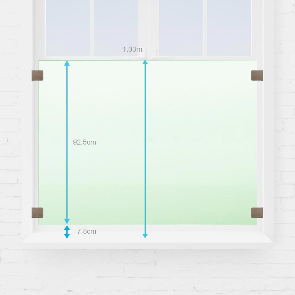 Balustre fenêtre verre