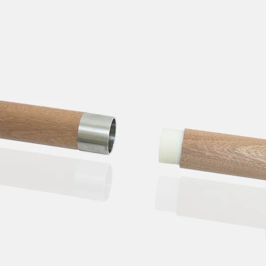 Raccord union inox pour bois avec teflon