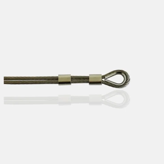 Cosse cœur inox