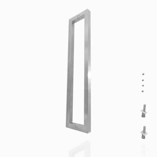 Barre de tirage rectangulaire inox