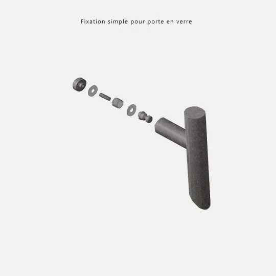 Poignée de tirage droite inox
