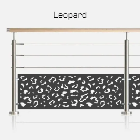 Garde-corps 3 câbles et tôle animal