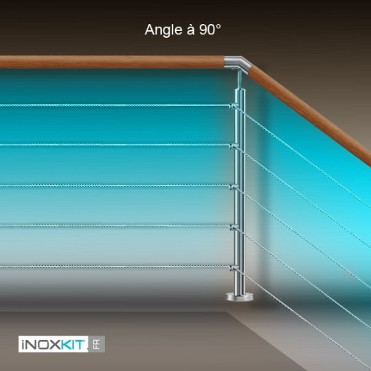 Garde-corps câbles & bois exo