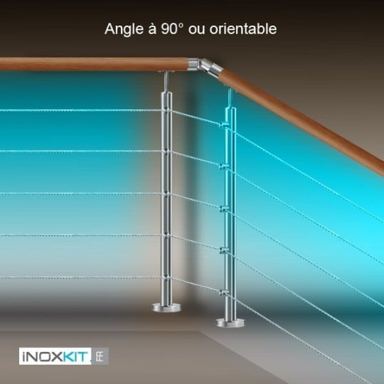 Garde-corps câbles & bois exo