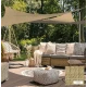 Voile d'ombrage triangle 440x565x305