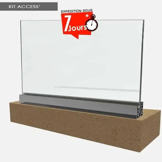 Kit tout verre pour particulier 66/4