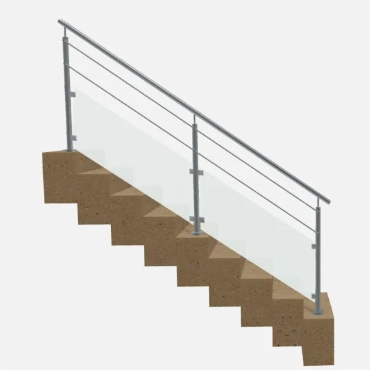 Kit garde-corps escalier à lisses