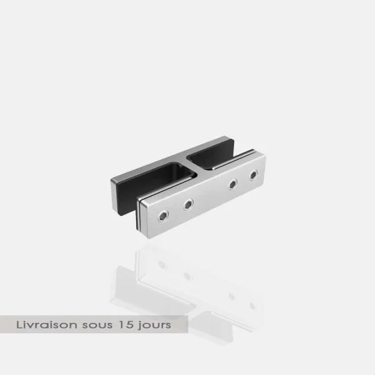 Connecteur d'alignement droit pour verre 16,76 à 21,52mm