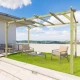 Pergola BARCELONA bois massif autoportée