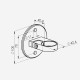 Platine anglaise simple réglable