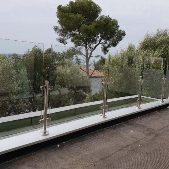 Garde-corps inox verre Smart Inoxkit