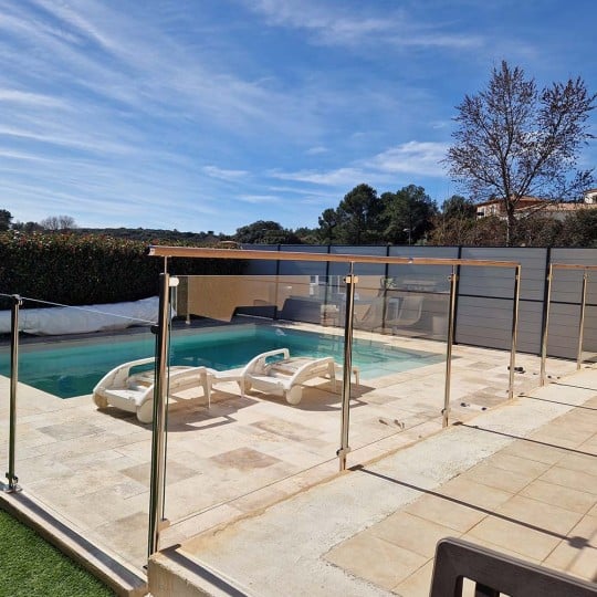 Clôture piscine en verre Inoxkit