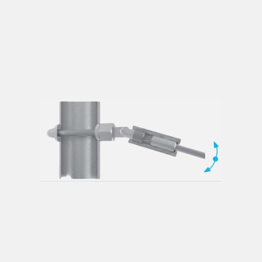 Tendeur de câble inclinable inox