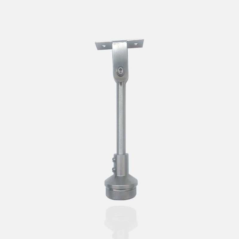 Support main courante anthracite - type 1 - plat - Facilement en ligne