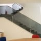 Plot de fixation pour verre en aluminium