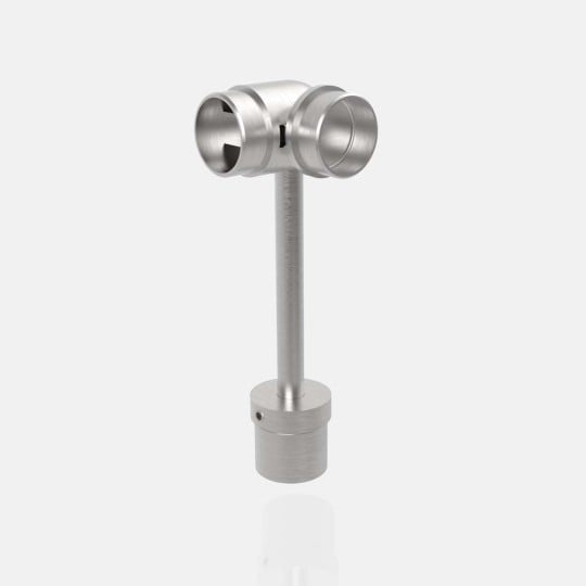 Support de main courante orientable et réglable en hauteur