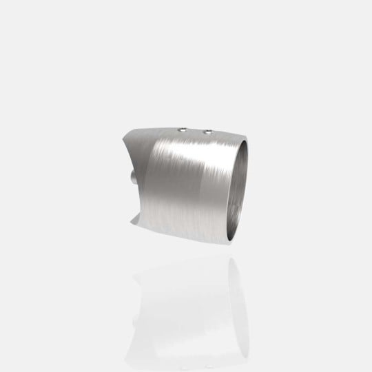 Départ de main courante sur poteau