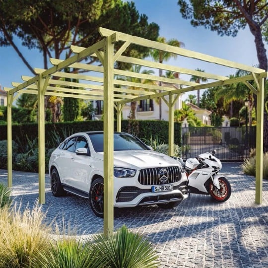 Carport en bois Nanterre