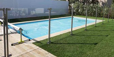 Clôture piscine verre Inoxkit