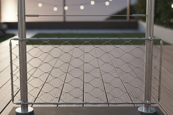 Filet inox garde-corps