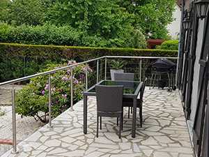 garde-corps inox à 5 câbles sur terrasse garde-corps inox à 5 câbles sur terrasse