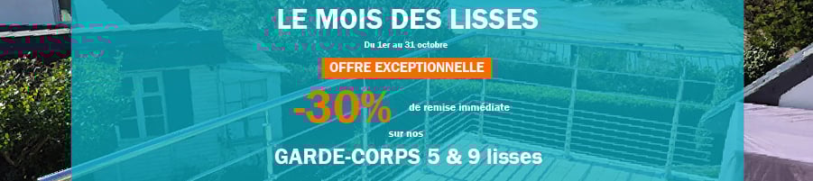 Offre garde-corps lisses