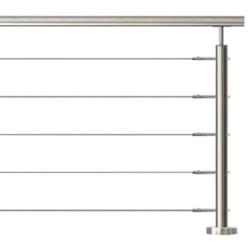 Garde-corps inox en kit facile à installer