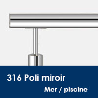 Inox 316 poli miroir